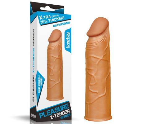 Funda para el Pene Pleasure X Tender Marrón