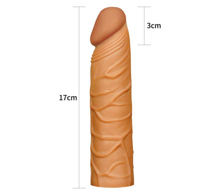 Funda para el Pene Pleasure X Tender Marrón