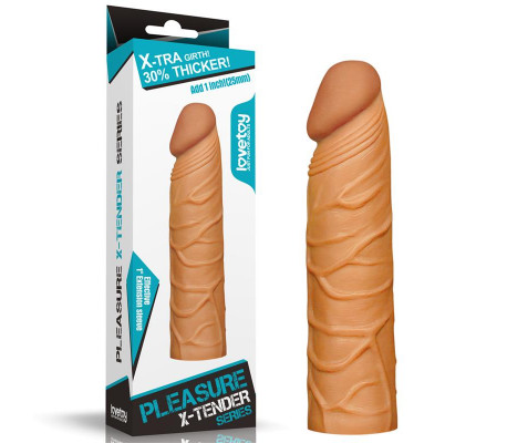 Funda para el Pene Pleasure X Tender Marrón
