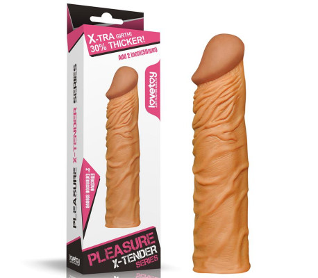 Funda para el Pene Add 2 Pleasure X Tender Marrón