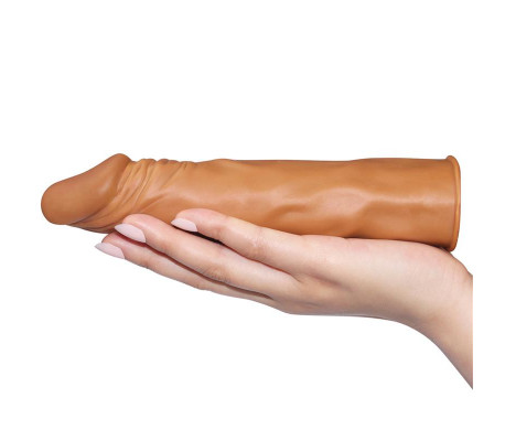 Funda para el Pene Add 2 Pleasure X Tender Marrón