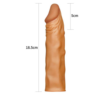 Funda para el Pene Add 2 Pleasure X Tender Marrón