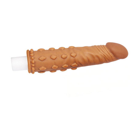 Funda para el Pene Add 2 Pleasure X Tender Marrón