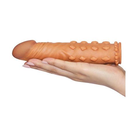 Funda para el Pene Add 2 Pleasure X Tender Marrón