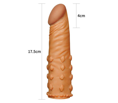 Funda para el Pene Add 2 Pleasure X Tender Marrón