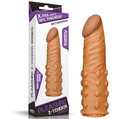 Funda para el Pene Add 2 Pleasure X Tender Marrón