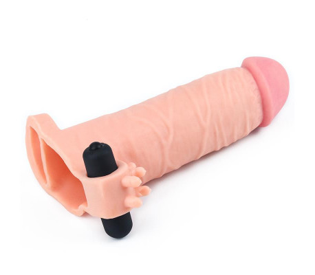 Funda para el Pene con Vibración Add 2 Pleasure X Tender Natural