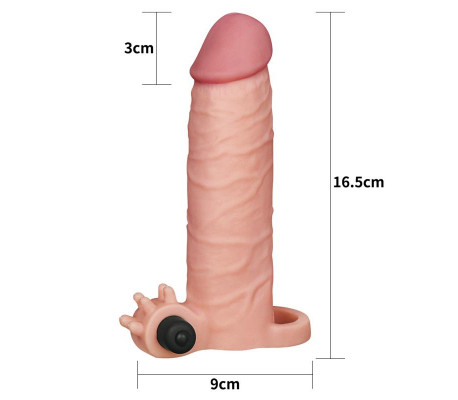 Funda para el Pene con Vibración Add 2 Pleasure X Tender Natural