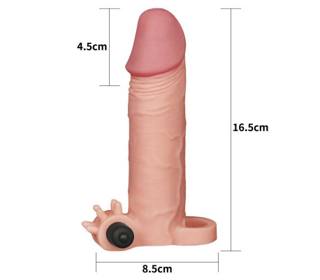 Funda para el Pene con Vibración Add 2 Plesure X Tender Natural