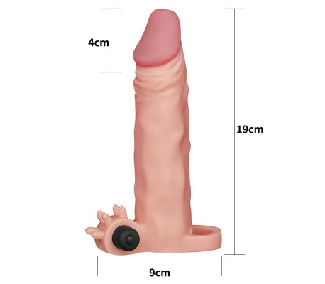 Funda para el Pene con Vibración Add 2 Pleasure X-Tender Natural