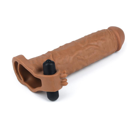 Funda para el Pene Pleasure X-Tender Marron Add 2