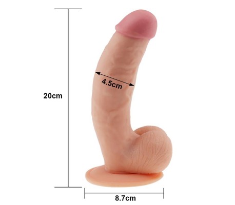 Dildo The Ultra Soft Dude 8.5 Natural