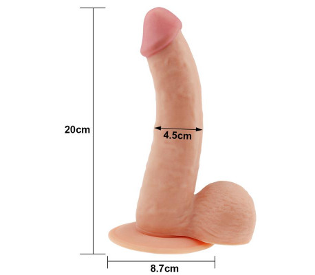 Dildo The Ultra Soft Dude 8.8 Natural