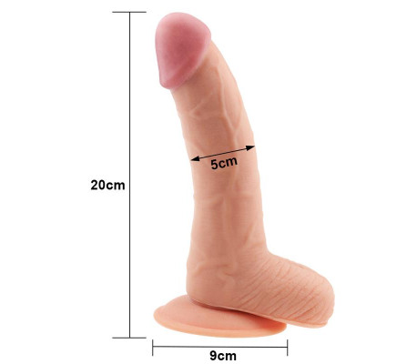 Dildo The Ultra Soft Dude 8.8 Natural