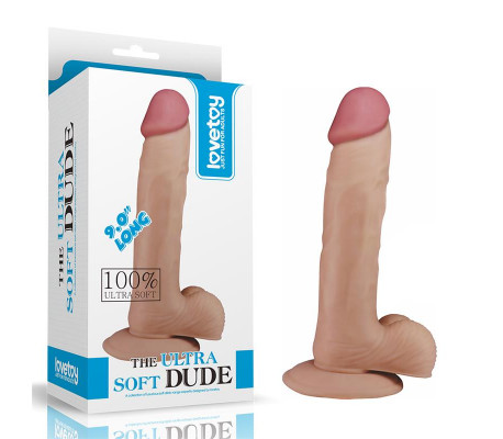 Dildo The Ultra Soft Dude 9 Natural