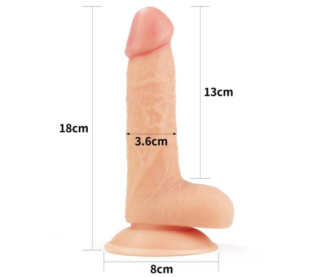 Dildo The Ultra Soft Dude 8 Natural
