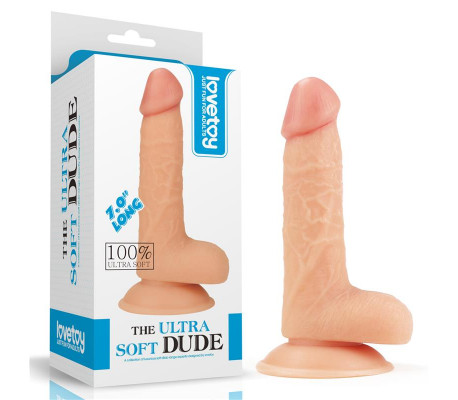 Dildo The Ultra Soft Dude 8 Natural