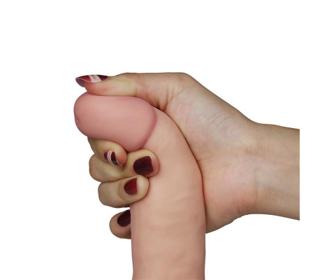 Dildo The Ultra Soft Dude con Vibración 7.5 Natural