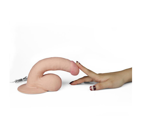 Dildo The Ultra Soft Dude con Vibración 7.5 Natural
