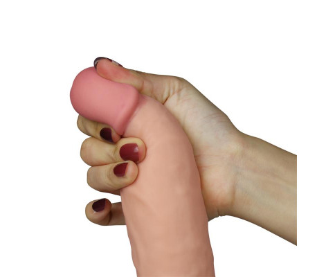 Dildo The Ultra Soft Dude con Vibración 7.5 Natural
