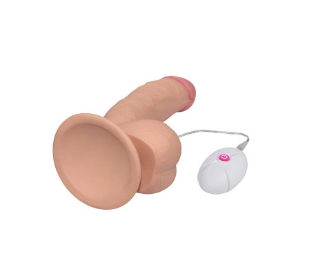 Dildo The Ultra Soft Dude con Vibración 7.5 Natural