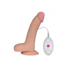 Dildo The Ultra Soft Dude con Vibración 8.8 Natural
