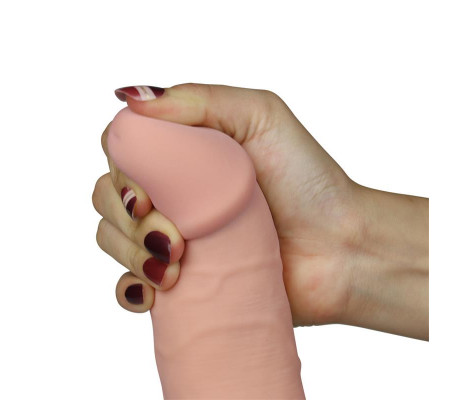 Dildo The Ultra Soft Dude con Vibración 8.8 Natural