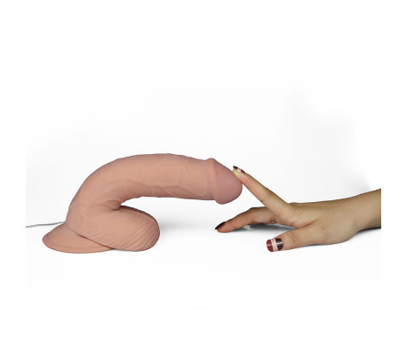 Dildo The Ultra Soft Dude con Vibración 8.8 Natural