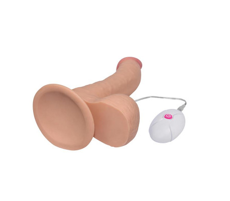 Dildo The Ultra Soft Dude con Vibración 8.8 Natural
