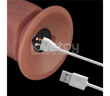 Dildo Dual Density con Vibración 10.5