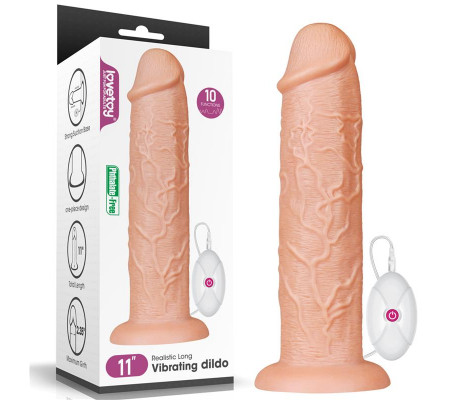 Dildo King 11 con Vibración Natural