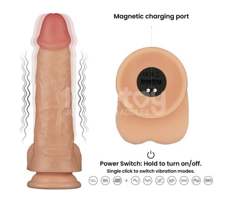 Power Basics Dildo con Vibración 9