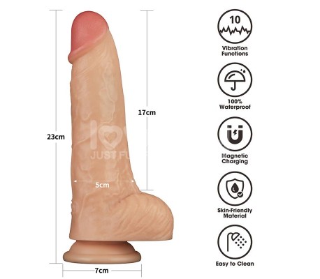 Power Basics Dildo con Vibración 9