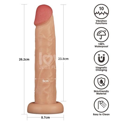 Power Basics Dildo con Vibración 10