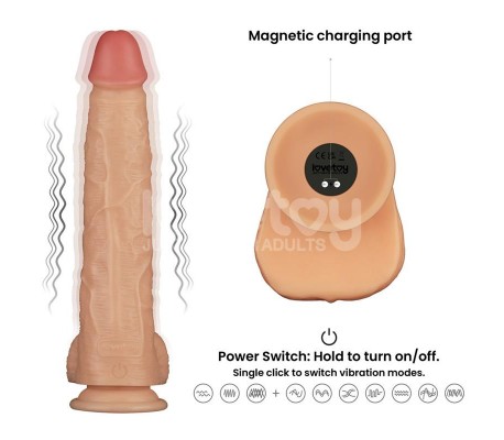 Power Basics Dildo con Vibración 11