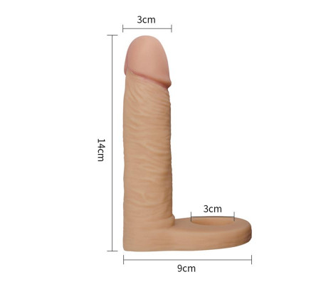 Dildo The Ultra Soft Double 5.8 Natural