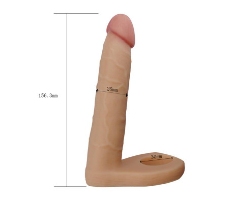Dildo The Ultra Soft Double 6.25 Natural