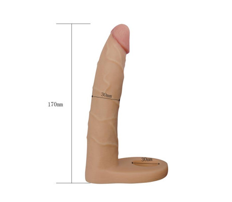 Dildo The Ultra Soft Double 7 Natural