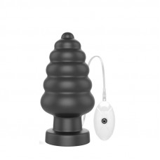 Plug Anal con Vibración King Sized 7 Negro