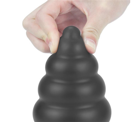 Plug Anal con Vibración King Sized 7 Negro