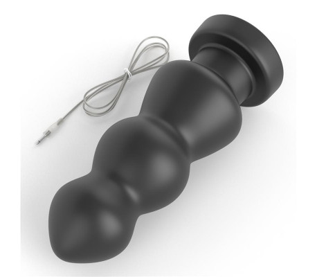Plug Anal con Vibración King Sized 7.8 Negro