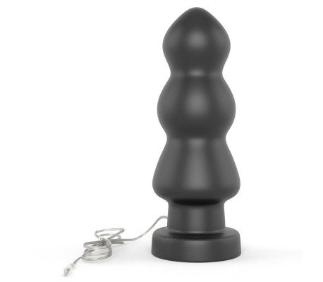 Plug Anal con Vibración King Sized 7.8 Negro
