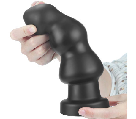 Plug Anal con Vibración King Sized 7.8 Negro