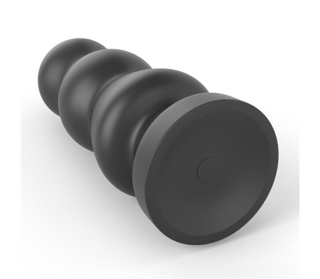 Plug Anal con Vibración King Sized 7.8 Negro
