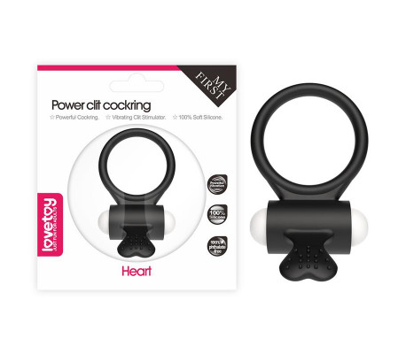 Anillo Vibrador Power Clit Negro