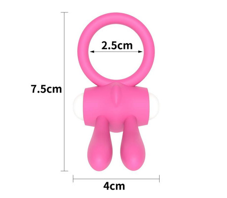 Anillo Vibrador Power Clit Rosa