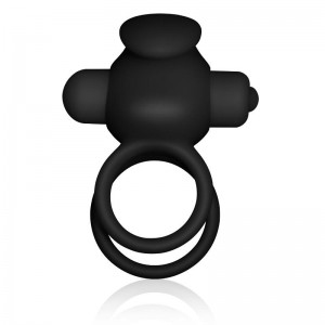 Anillo Vibrador Doble Power Clit Duo Negro