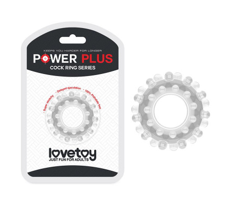Anillo para el Pene Power Plus Transparente