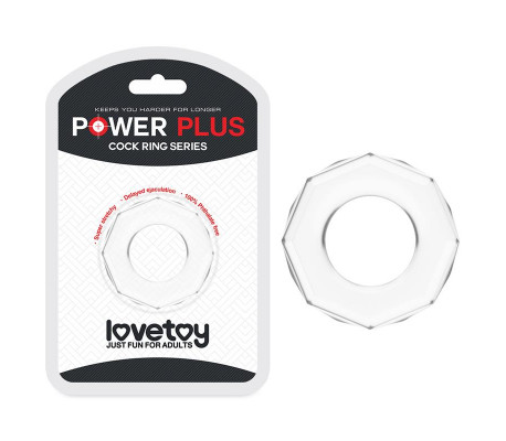 Anillo para el Pene Power Plus Transparente