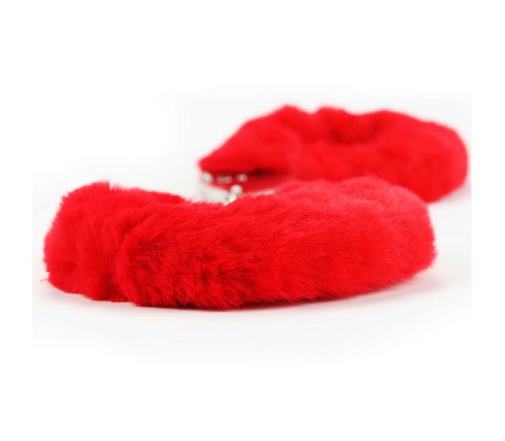 Esposas Metálicas con Pelo Rojo